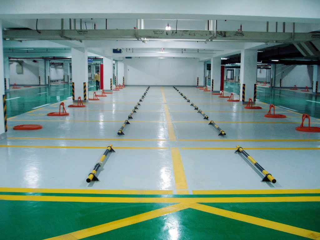 汉中停车场车位划线厂家|地下车库划线厂家价格 